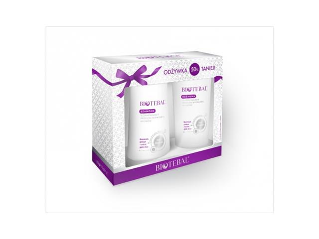 Biotebal Zestaw Szampon + Odżywka interakcje ulotka zestaw - 200 ml + 200 ml