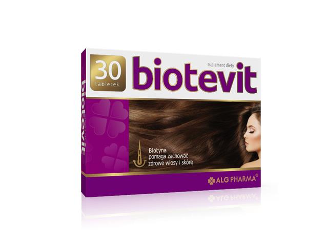 Biotevit interakcje ulotka tabletki  30 tabl.