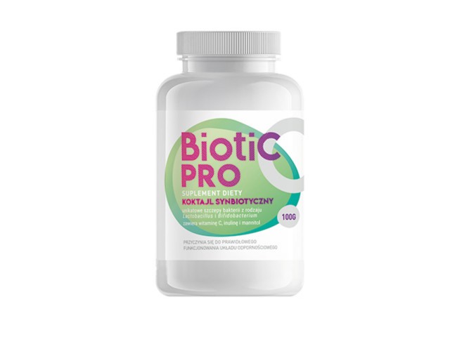 Biotic Pro interakcje ulotka proszek do podawania w wodzie/mleku do picia 5 g 100 g