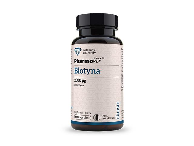 Biotyna 2500 mcg interakcje ulotka kapsułki  60 kaps.