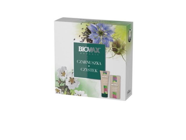 BIOVAX BOTANIC Czarnuszka i Czystek Szamp.+Odżywka 7w1+Maska interakcje ulotka zestaw - 200 ml (+ 200 ml + 20 ml)