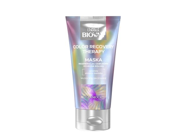 BIOVAX COLOR RECOVERY THERAPY Maska intensywna regeneracja ochrona koloru interakcje ulotka maska do włosów  150 ml