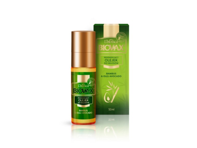 BIOVAX Eliksir BAMBUS OLEJ AVOCADO (olejek) d/wł. interakcje ulotka płyn - 50 ml
