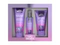 Biovax Glamour Ultra Violet Zestaw Szampon+maska+serum na noc do włosów blond i siwych interakcje ulotka   200 ml | + 150 ml + 100 ml