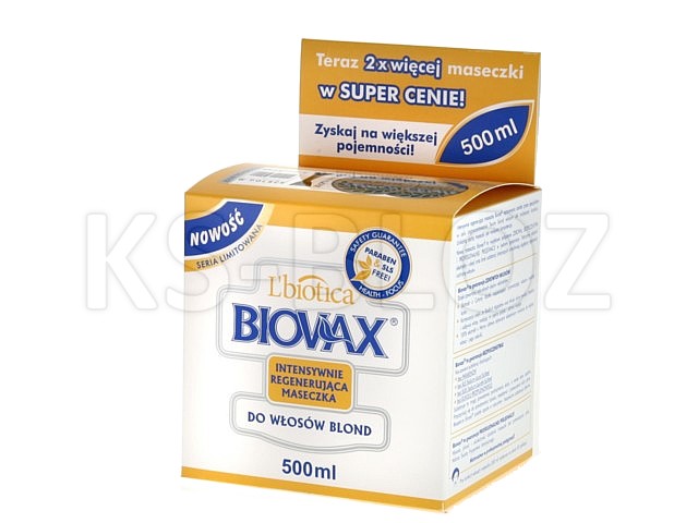 BIOVAX Masecz. int.regen.d/wł.blond interakcje ulotka   500 ml