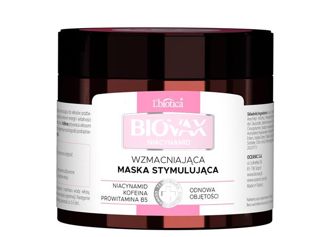 Biovax Niacynamid Maska stymulująca do włosów wzmacniająca interakcje ulotka   250 ml