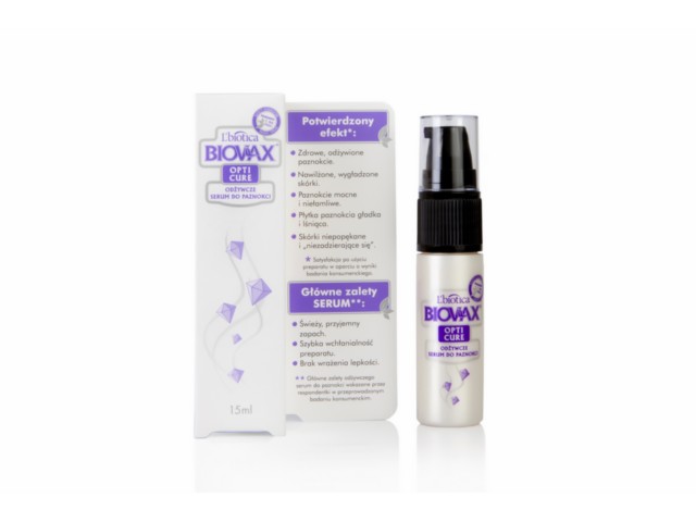 BIOVAX Odżywka serum do paznokci interakcje ulotka serum - 15 ml