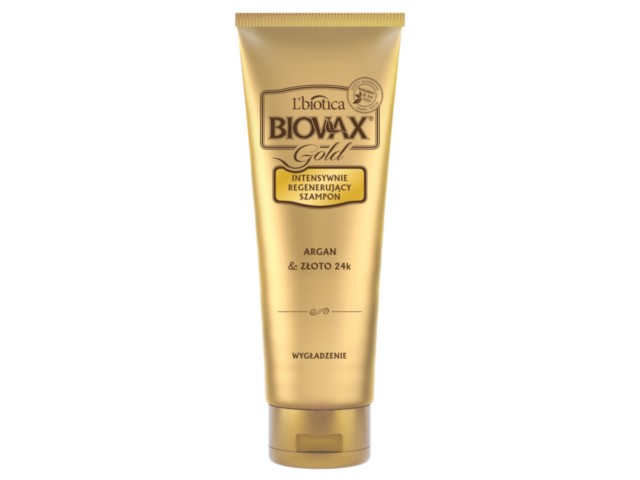 Biovax Szampon do mycia włosów wygładzanie gold interakcje ulotka   200 ml