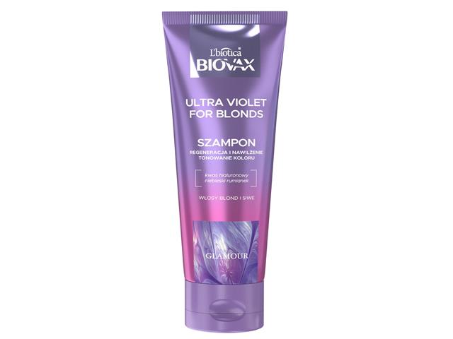 BIOVAX ULTRA VIOLET Szampon do włosów blond i siwych interakcje ulotka szampon  200 ml