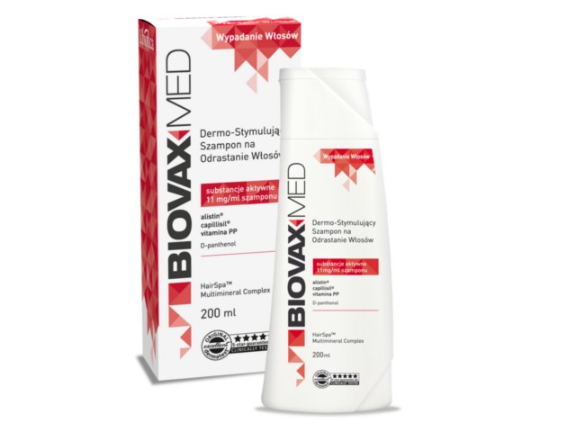 Biovaxmed Szampon dermo-stymulujący na odrastanie włosów interakcje ulotka   200 ml
