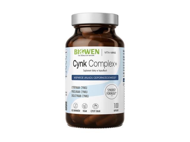 Biowen Cynk Complex+ interakcje ulotka kapsułki twarde 100 kaps.
