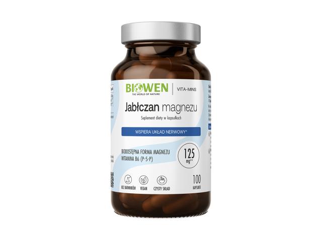 Biowen Jabłczan Magnezu interakcje ulotka kapsułki twarde 100 kaps.