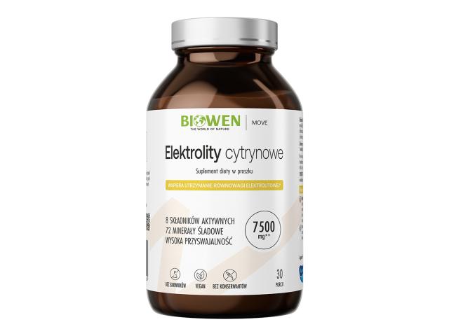 Biowen Move Elektrolity cytrynowe interakcje ulotka proszek 243 g