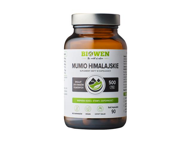Biowen Mumio Himalajskie interakcje ulotka kapsułki - 90 kaps.