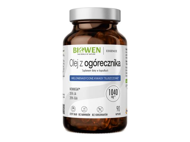 Biowen Olej Z Ogórecznika interakcje ulotka kapsułki miękkie  90 kaps.