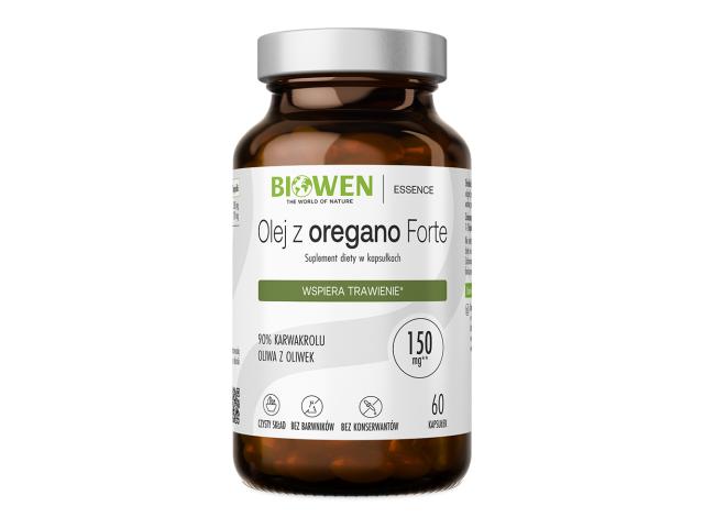 Biowen Olej Z Oregano Forte interakcje ulotka kapsułki 60 kaps.