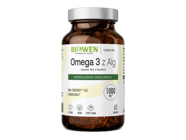 Biowen Omega 3 Z Alg interakcje ulotka kapsułki miękkie  60 kaps.