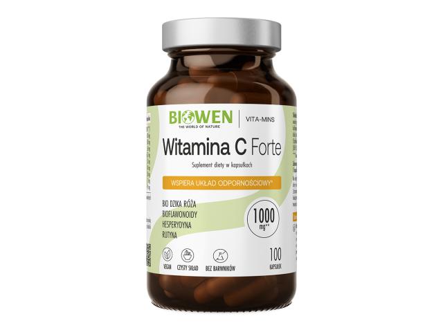 Biowen Witamina C Forte interakcje ulotka kapsułki 100 kaps.