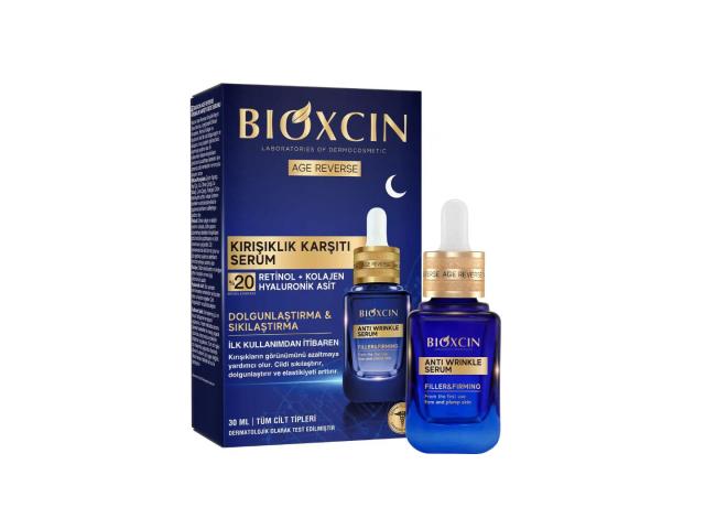 Bioxcin Age Reverse Serum przeciwzmarszczkowe na noc interakcje ulotka serum - 30 ml
