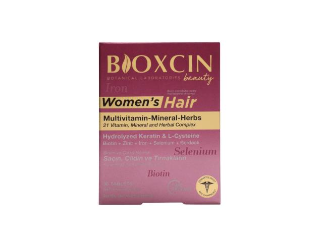 Bioxcin Beauty Wzmocnienie włosów dla kobiet interakcje ulotka tabletki - 30 tabl.