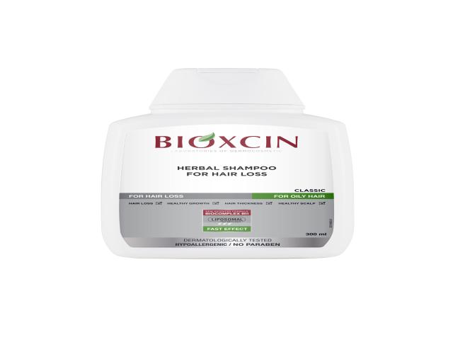 Bioxcin Classic Szampon ziołowy do włosów przetłuszczających interakcje ulotka szampon  300 ml