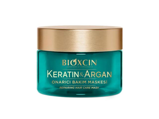 Bioxcin Keratin & Argan Maska regenerująca do włosów suchych i zniszczonych interakcje ulotka maseczka  225 ml