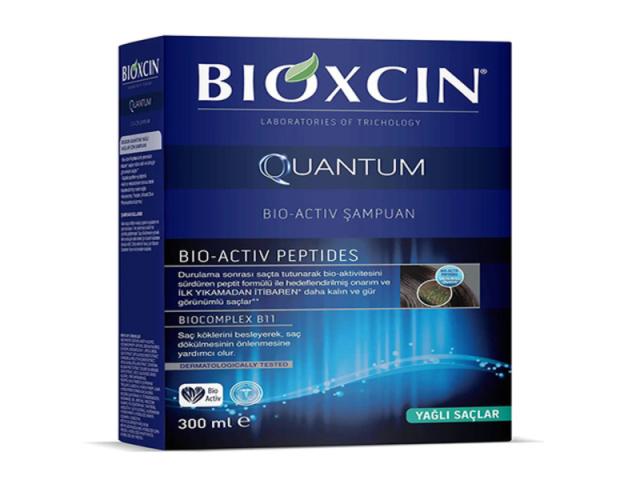 Bioxcin Quantum szamp. przeciw wypadaniu wł. wł. przetłuszcz. z aktywnymi bio peptydami interakcje ulotka szampon - 300 ml