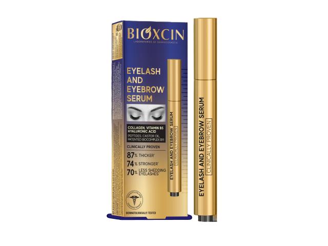Bioxcin Serum do brwi i rzęs z kwasem hialuronowym i kolagenem interakcje ulotka serum - 3 ml