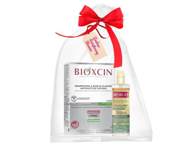 Bioxcin Zestaw Szampon do włosów przetłuszczających + Bioblas Odżywka regenerująca w płynie arganowa interakcje ulotka zestaw - 300 ml + 200 ml