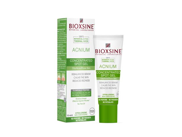 BIOXSINE ACNIUM Skoncentrowany Żel punktowy interakcje ulotka   15 ml