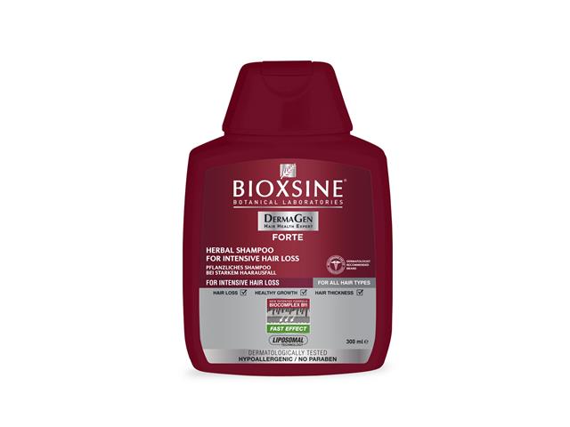 BIOXSINE Dermagen Forte Szampon na intensywne wypadanie włosów interakcje ulotka szampon - 300 ml