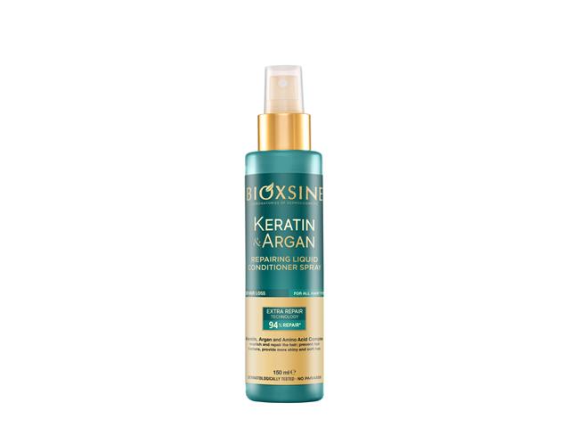 BIOXSINE KERATIN & ARGAN REPAIRING LIQUID Odżywka do włosów w spray interakcje ulotka odżywka - 150 ml