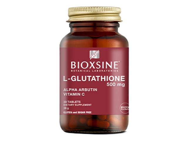 BIOXSINE PURE&WHITE L- GLUTATIONE 500 mg interakcje ulotka tabletki - 30 tabl.