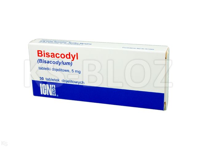 Bisacodyl interakcje ulotka drażetki 5 mg 30 draż.