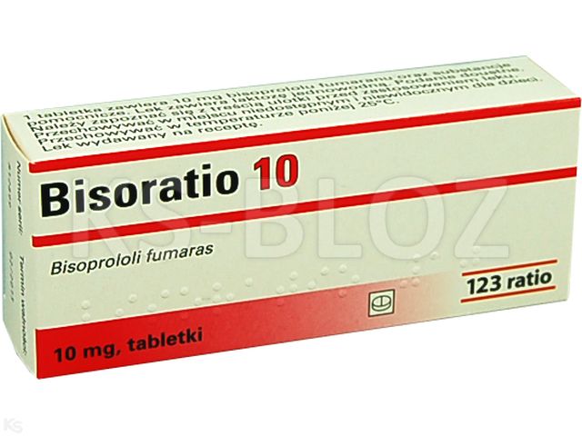 Bisoratio 10 interakcje ulotka tabletki 10 mg 30 tabl. | 3 blist.po 10 szt.