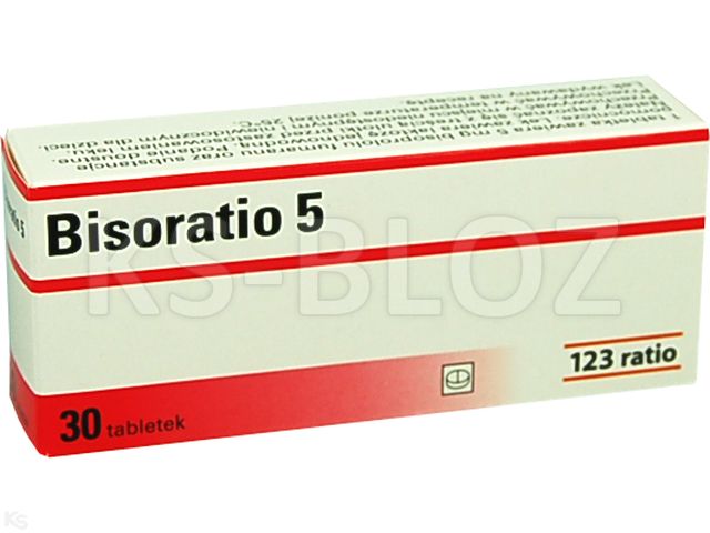 Bisoratio 5 interakcje ulotka tabletki 5 mg 30 tabl. | 3 blist.po 10 szt.