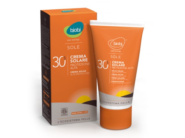 BJOBJ SOLE Krem d/opalania SPF 30 wysoka ochrona interakcje ulotka   125 ml