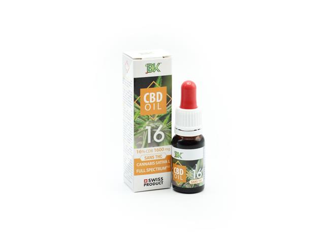 BK Swiss Product CBD OIL 16% CBD interakcje ulotka olejek - 10 ml (+ zakraplacz)