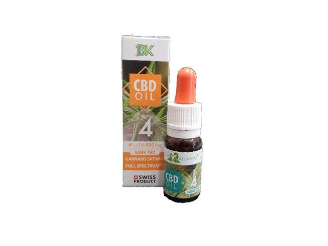 BK Swiss Product CBD OIL 4% CBD interakcje ulotka olejek - 10 ml (+ zakraplacz)