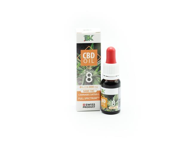 BK Swiss Product CBD OIL 8% CBD interakcje ulotka olejek - 10 ml (+ zakraplacz)