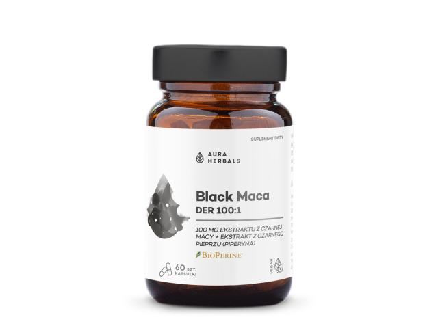 Black Maca DER 100:1 interakcje ulotka kapsułki - 60 kaps.
