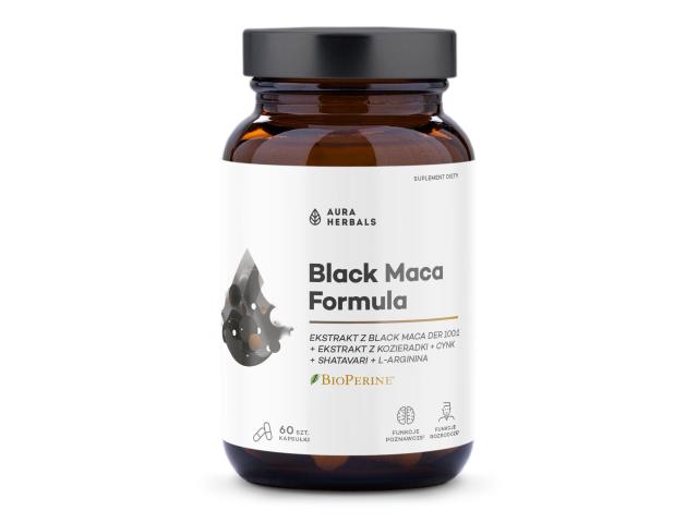 Black Maca Formula interakcje ulotka kapsułki - 60 kaps.