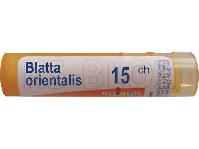 Blatta Orientalis 15 CH interakcje ulotka granulki  4 g