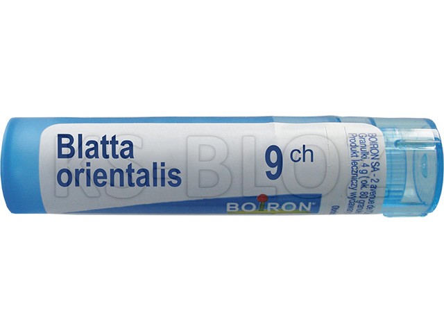 Blatta Orientalis 9 CH interakcje ulotka granulki  4 g