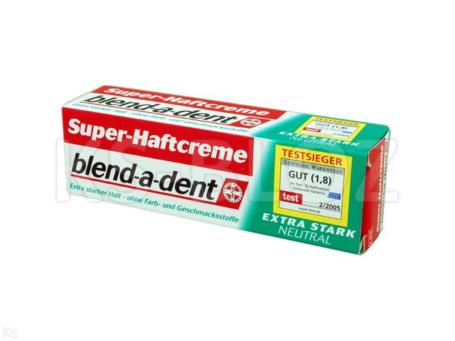 Blend-A-Dent Super Haftcreme Neutral Klej do protez zębowych interakcje ulotka   40 ml