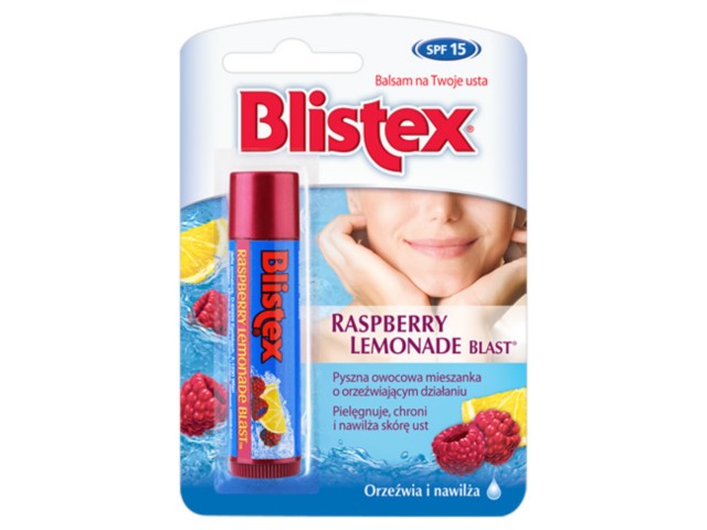 Blistex Balsam do ust raspberry, lemon interakcje ulotka sztyft  4.25 g