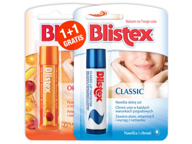 Blistex Classic Balsam do ust interakcje ulotka zestaw - 2 szt.