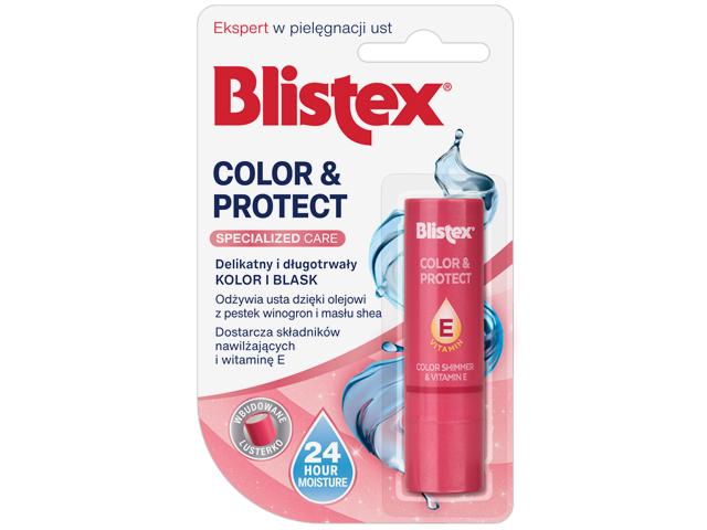 Blistex Color & Protect Balsam do ust interakcje ulotka sztyft 3.7 g
