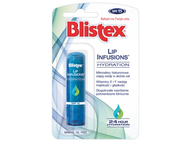 Blistex Hydration Balsam do ust interakcje ulotka sztyft  3,7 g