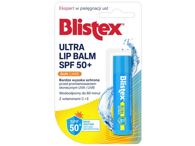 Blistex Ultra Balsam do ust SPF 50+ interakcje ulotka sztyft  4,25 g